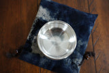 Pure Silver Cup, Traditional Miao Silver Cup, Black and White Cat, Watercolor Kittie ,Traditional Miao Silver