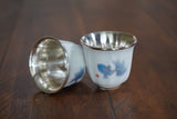 Pure Silver Cup, Golden Fish Silver Cup, Teacup, Traditional Silver Teac Cup, Licensed Silver 63 g, Traditional Miao Silver