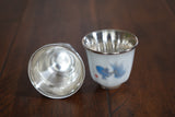 Pure Silver Cup, Golden Fish Silver Cup, Teacup, Traditional Silver Teac Cup, Licensed Silver 63 g, Traditional Miao Silver