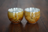 Elk Patterned Fine Silver Tea Cup Set, 990 Fine Silver(118g), Moose Patterned Cup, Perfect for Tea Lovers and Teaparties, Traditional Hmong Silverware, Chinateacup, Gift for Mother's Day, Birthdays