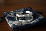 999 Fine Silver Bangle Hand-Carved Lotus and Fish Silver Bangles Bracelet Hmong Silver Bangle Bangles Bracelets for Women Ethnic Tribal Style Miao Silver Heritage Bracelets for Women Silver