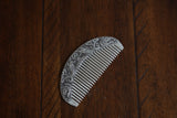 999 Fine Silver Comb, Hand-carved Fish, Anti-Itchy Comb,  Miao Silver Heritage, Traditional Miao Design, Luxery Comb for Head Massage
