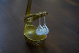 Waterdrop Harmony Fine Silver Dangle Earrings,Certified 990 Fine Silver Filigree Earrings, Traditional Hmong Jewerly, Bohemian Statement Jewelry, Miao Silver Heritage, Ethnic Tribal Style Silver Earrings, Prom Earring, Gift for Women