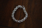 Unisex 999 Fine Silver Chain Bracelet, Hmong Durable and Versatile Chain Bracelet, Certified Pure Silver 999, Miao Silver Heritage, Silver Hand Chain, Ethnic Tribal Style, Mens Bracelet