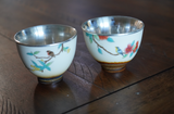 Bird On Tree Pure Silver Cups, Licensed Pure Silver Tea Cup, TeasET