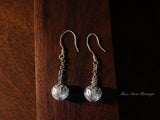 Pure Silver Dangles, Traditional Fine Silver Earring, Miao Tribe