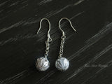 Pure Silver Dangles, Traditional Fine Silver Earring, Miao Tribe