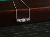 925 Silver Necklace, Fine Silver, Traditional Silver Jewelry,Silver Accessories, Rod ,Licensed Pure, Silver(3 g), Collection,Cultural, Miao