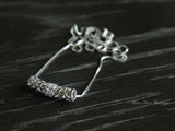 925 Silver Necklace, Fine Silver, Traditional Silver Jewelry,Silver Accessories, Rod ,Licensed Pure, Silver(3 g), Collection,Cultural, Miao