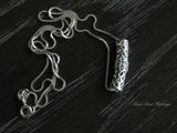 925 Silver Necklace, Fine Silver, Traditional Silver Jewelry,Silver Accessories, Rod ,Licensed Pure, Silver(3 g), Collection,Cultural, Miao